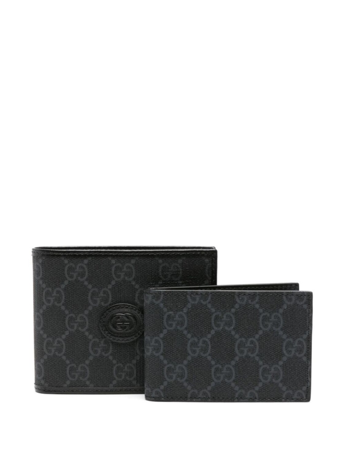 

Gucci кошелек с узором GG Supreme, черный