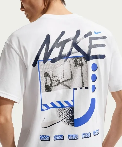 Мужские и женские футболки из 100% хлопка Nike LSE Club OC STD F1 S/S белые — фото 4