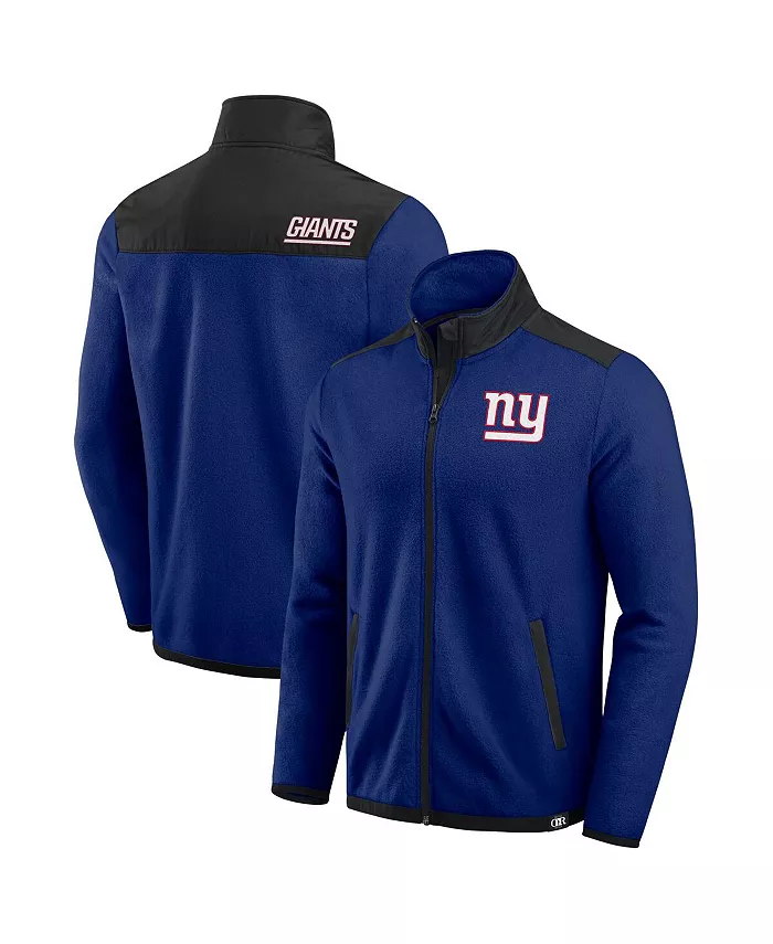 

Мужская поларфлисовая куртка с молнией и цветными блоками Royal New York Giants Fanatics