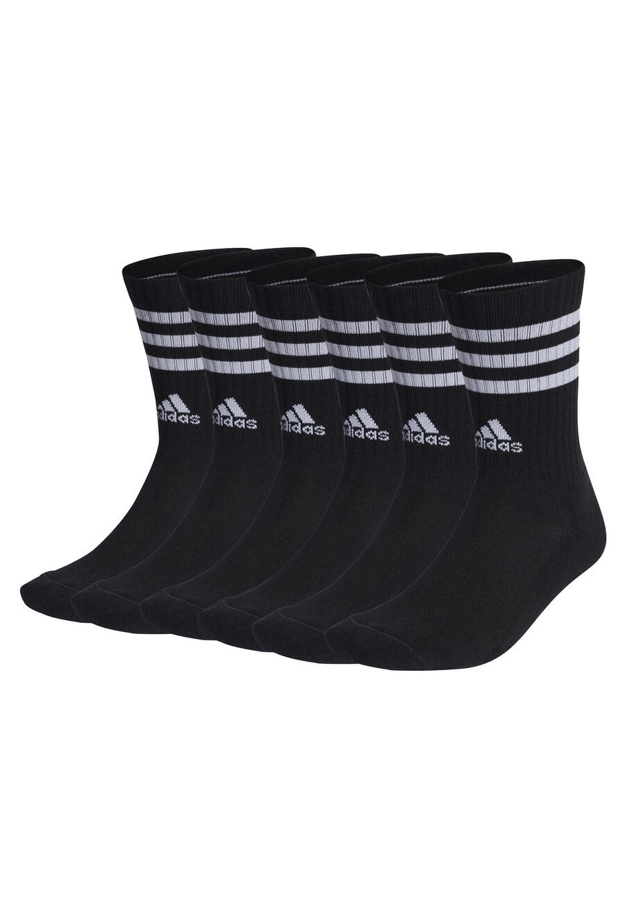 

6 пар теннисных носков adidas CSH CREW 6p, спортивные носки, унисекс