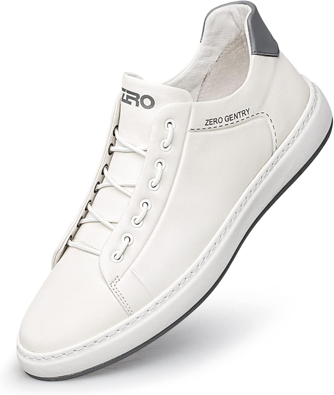 

Мужские слипоны ZRO, стильные повседневные кожаные кроссовки, белый