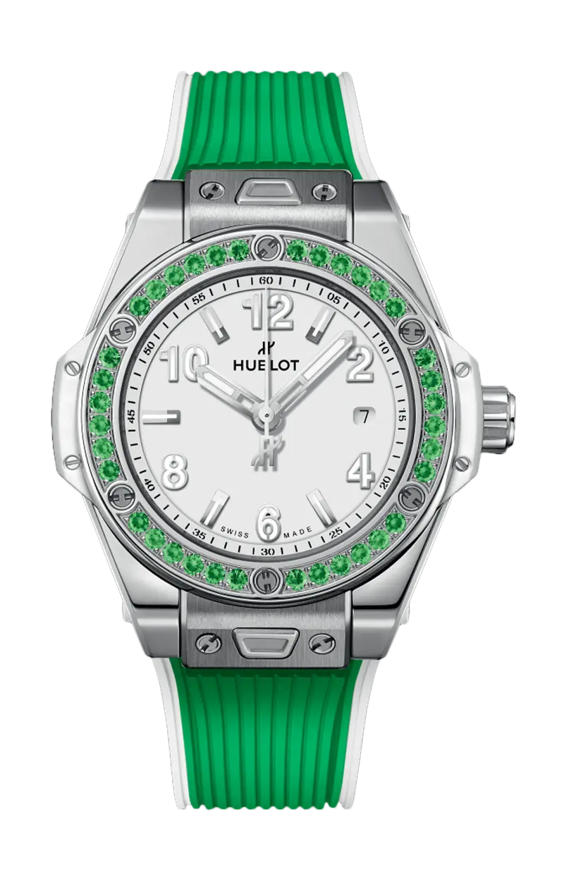 

Биг бэнг уан клик джойфул стил эппл грин 33 мм - 485.sg.2210.rx.1222 HUBLOT