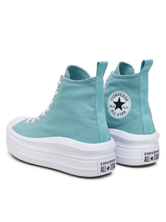 Тканевые кроссовки Chuck Taylor All Star Move Platform A10703C Converse, зеленый — фото 3
