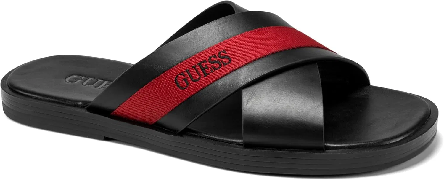 Сандалии GUESS, черный/красный