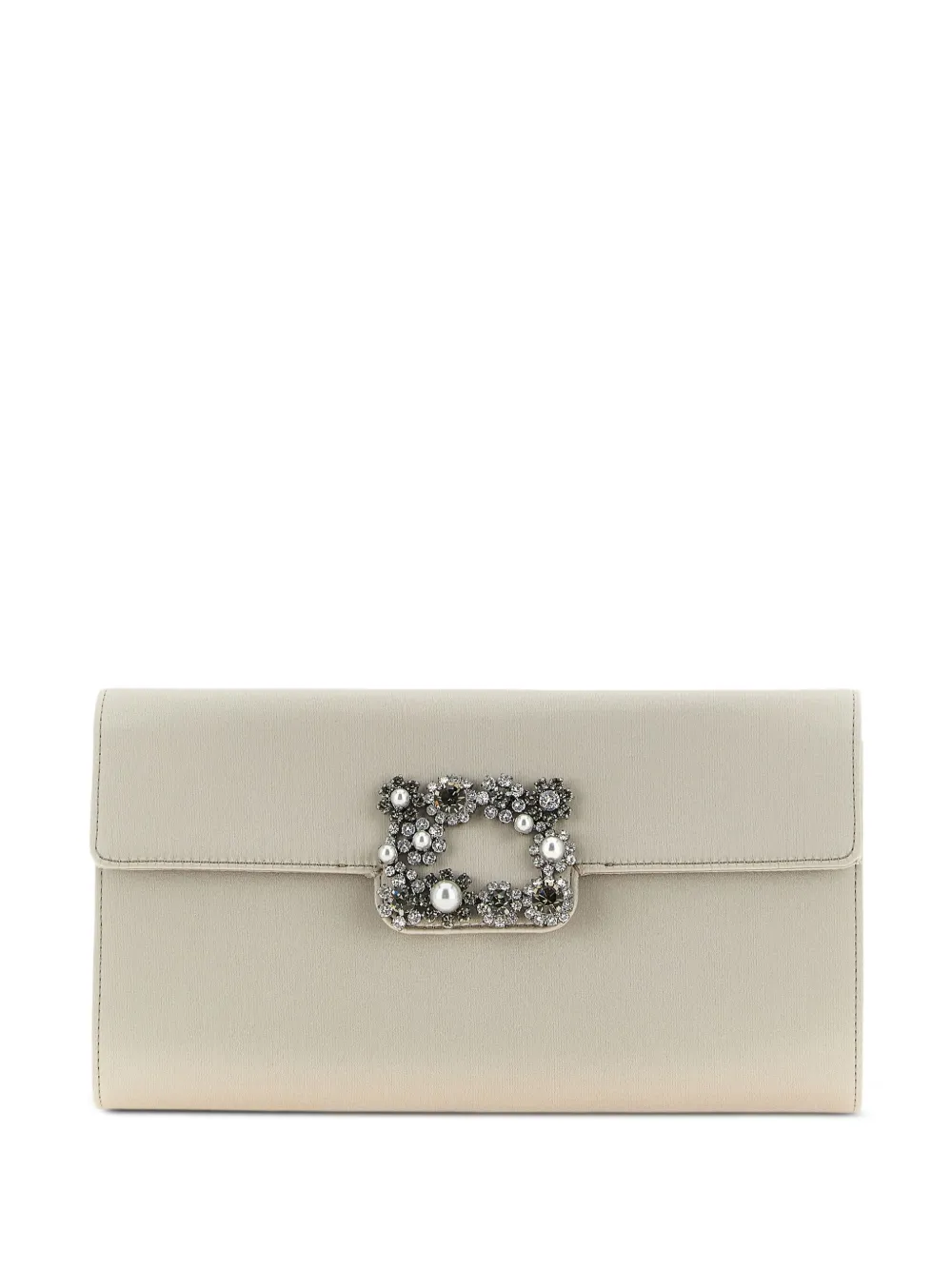 

Декорированный клатч Efflorescence Roger Vivier, нейтральный
