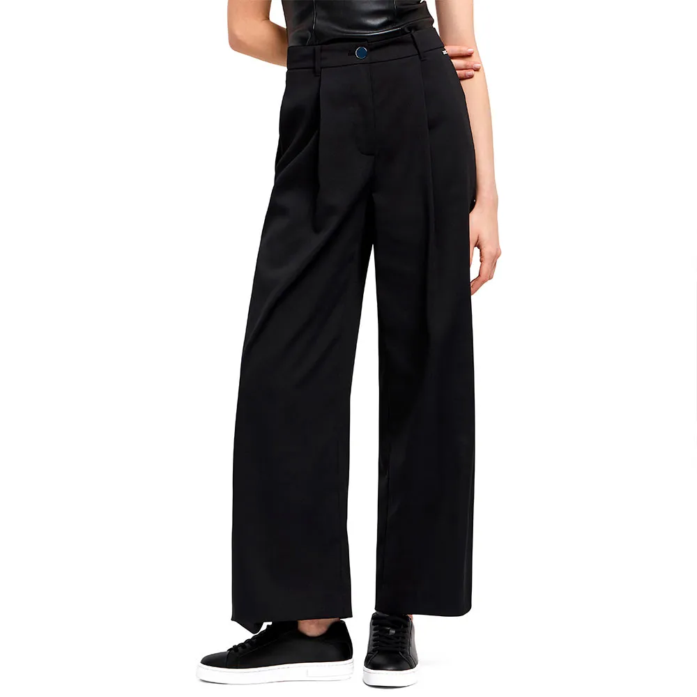 

Брюки с высокой талией Armani Exchange XW000437_AF12749, черный