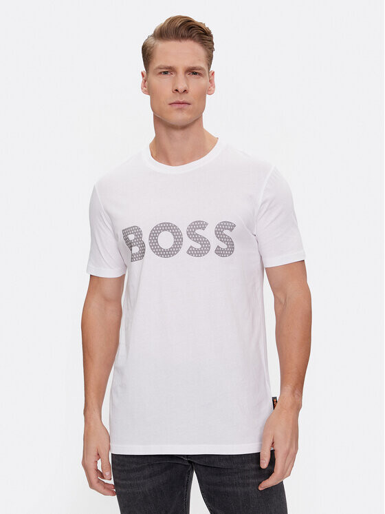 

Футболка стандартного кроя Boss, белый