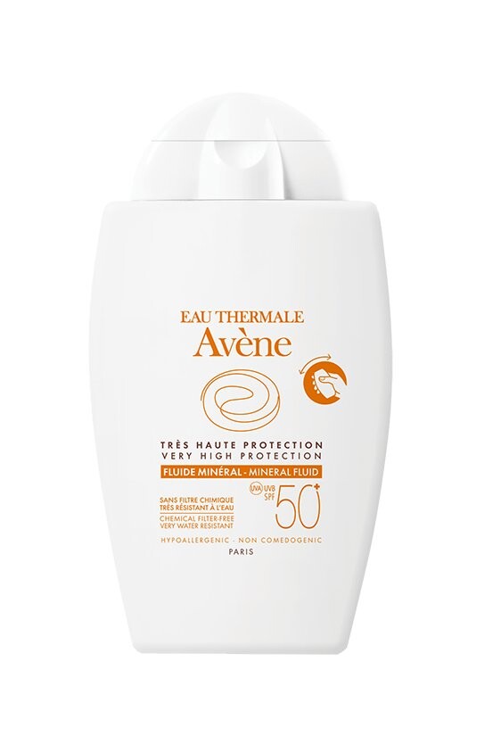 

Pierre Fabre Cosmetique Avene Sun, минеральный флюид, очень высокая защита от солнца, SPF 50+, 40 мл