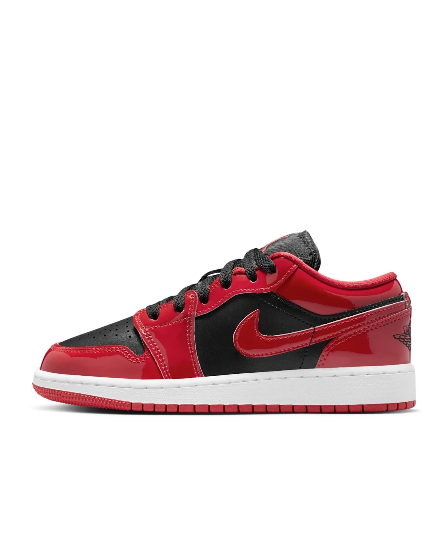Кроссовки Air Jordan 1 Low SE для детей с кожаным верхом HV4396-006 черные