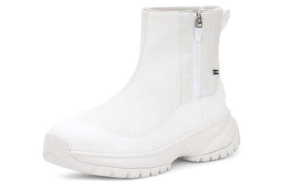 Ботинки зимние UGG Yose с флисовой подкладкой, белый — фото 3