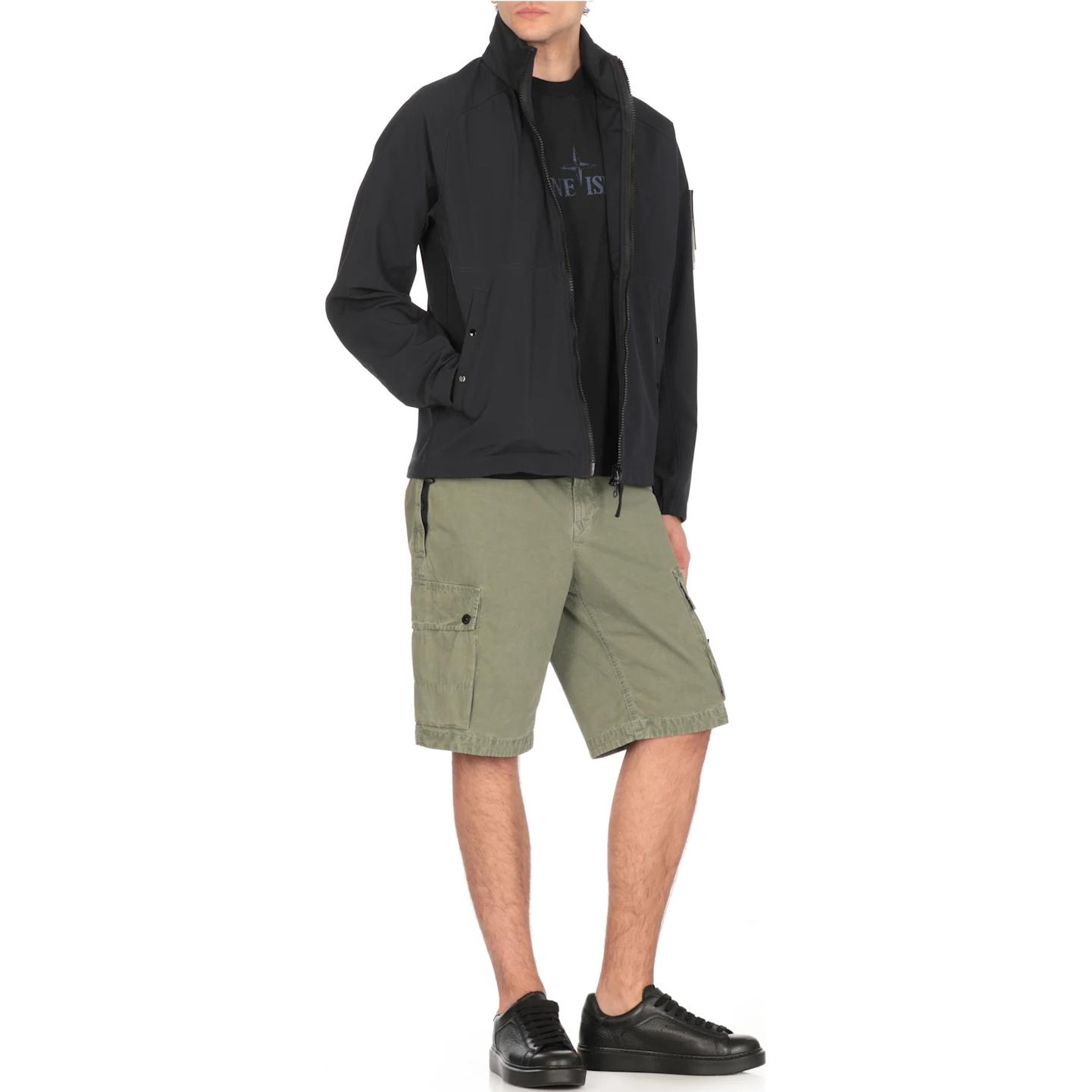 Футболка из органического хлопка STONE ISLAND, синий — фото 3