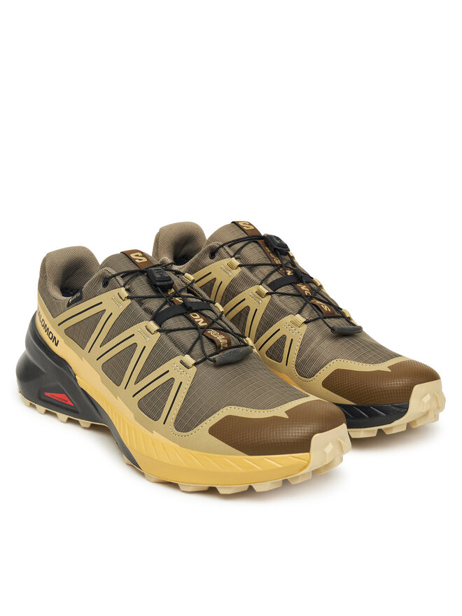 Беговые кроссовки Speedcross Peak Gore-Tex L47853100 Salomon, коричневый — фото 2