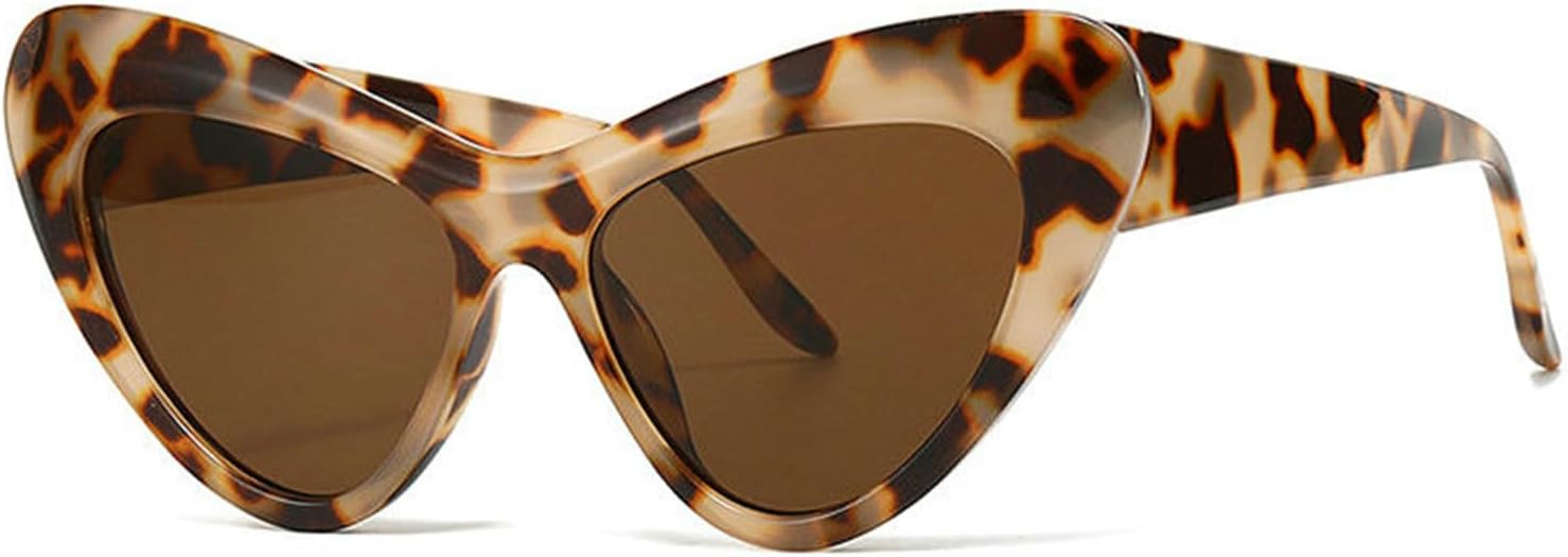 

Классические солнцезащитные очки «кошачий глаз» «Хелена» для женщин, модель 2025, роскошные винтажные солнцезащитные очки большого размера, черные, с защитой от УФ-излучения UV400 helena, C4