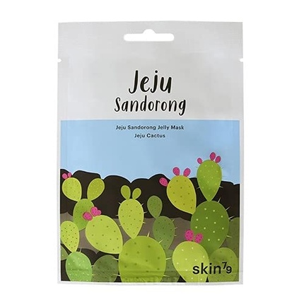 

SKIN79 Jeju Cactus Gel Sheet Mask Jeju Sandorong Jelly Mask 33 мл — восстанавливающая маска для всех типов кожи