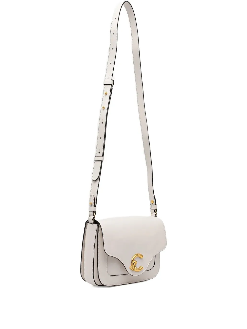 

Маленькая кожаная сумка через плечо C-Me Coccinelle, белый