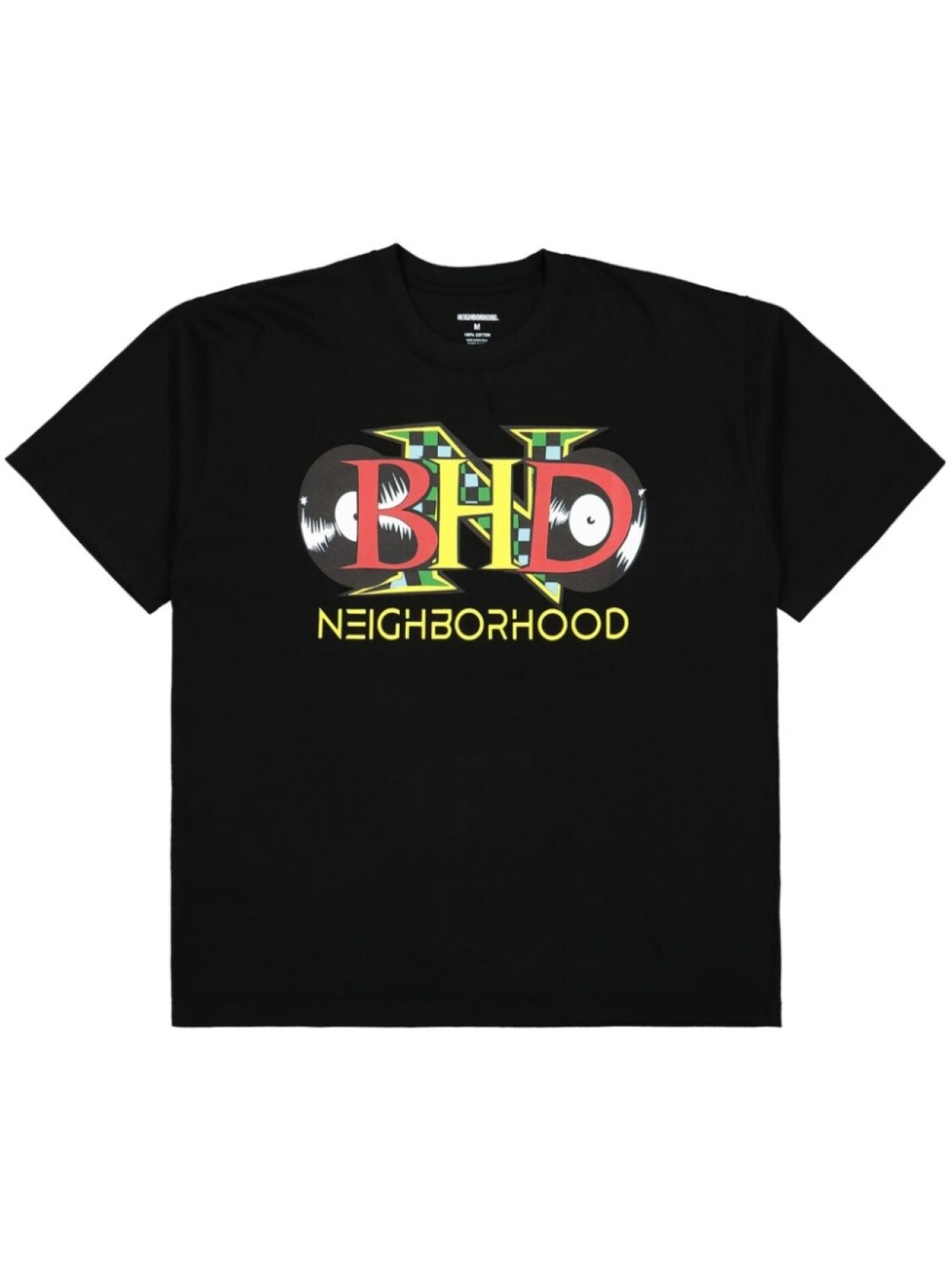 

Футболка из хлопка с надписью «Neighborhood», черный