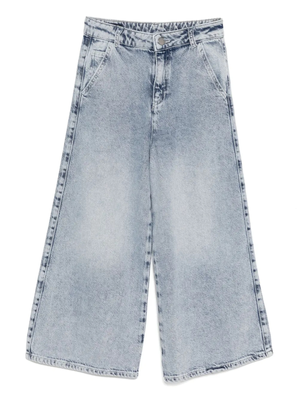 

Широкие джинсы Emporio Armani Kids, синий