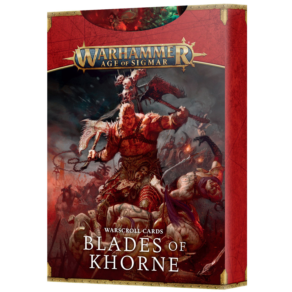 

Миниатюра Games Workshop Warhammer Age of Sigmar: Warscroll Cards - Blades of Khorne