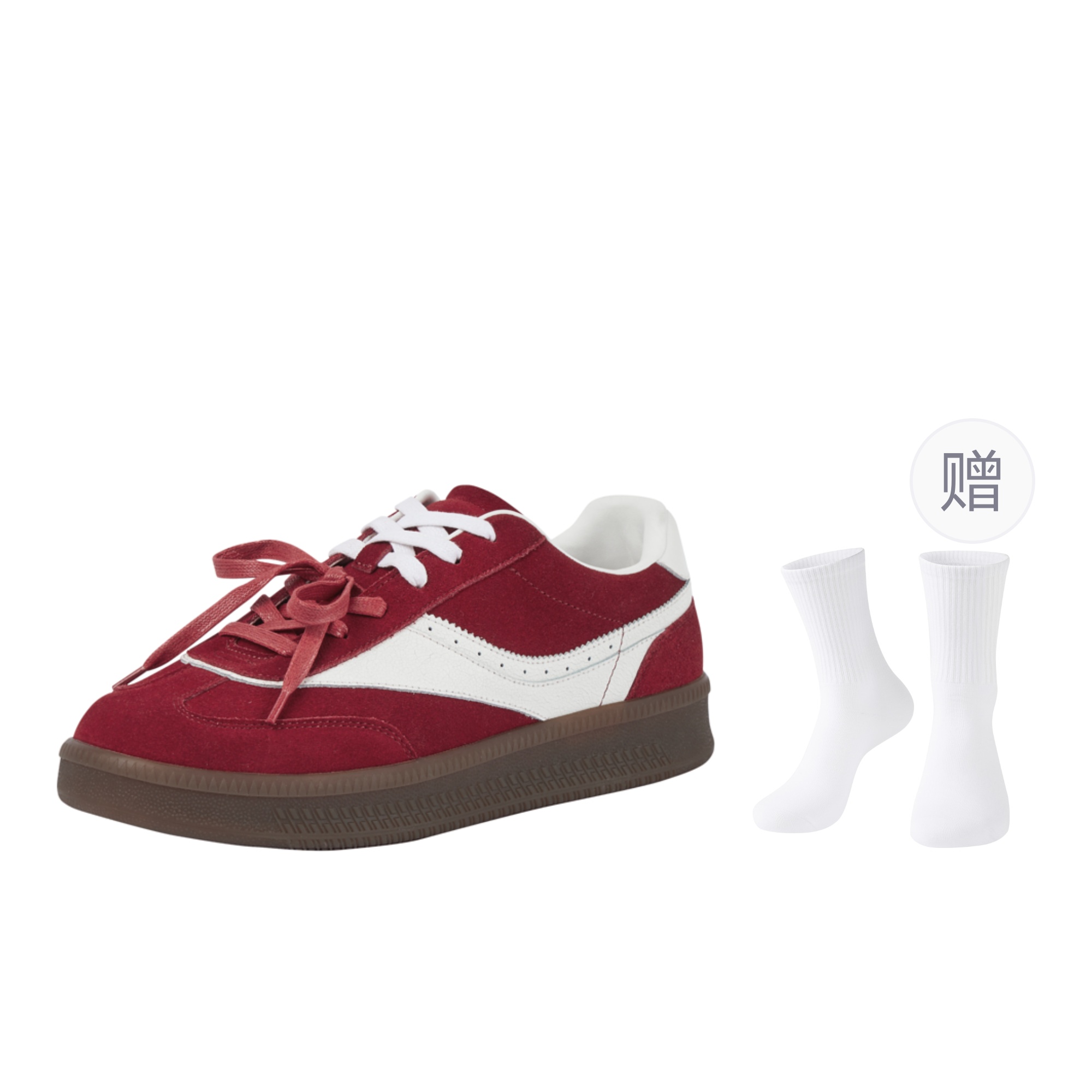 

GXG Низкие скейтерские кроссовки мужские красно-белые, цвет Red/White (Gift Included)