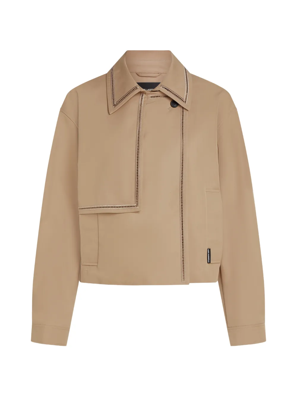 

Пиджак на пуговицах Karl Lagerfeld, бежевый