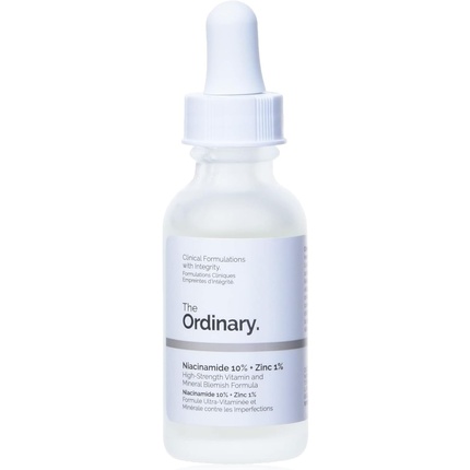 

Средство для проблемной кожи Niacinamide 10% + Zinc 1% High Strength Vitamin and Mineral Blemish Formula 30ml