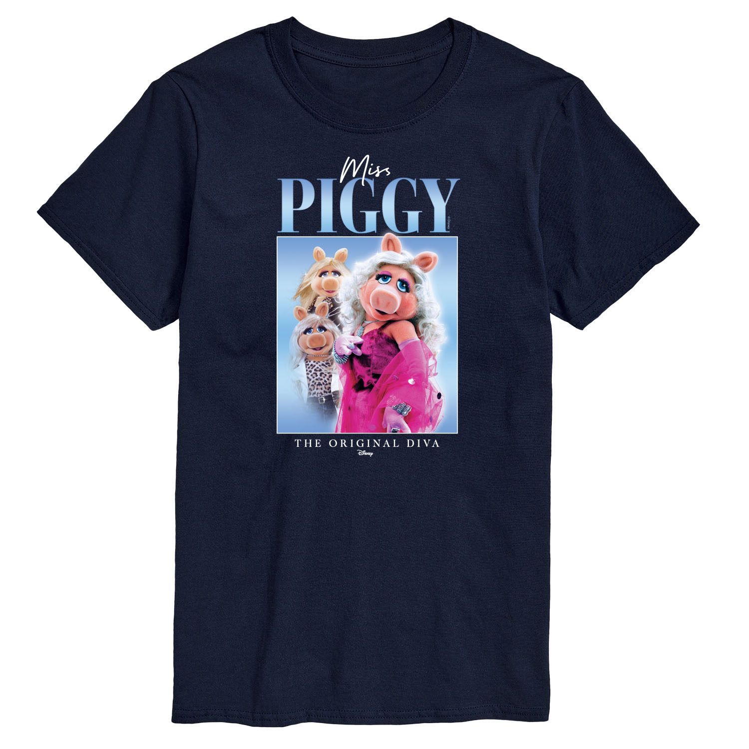 

Мужская футболка Disney's The Muppets Miss Piggy, Синяя Licensed Character, синий