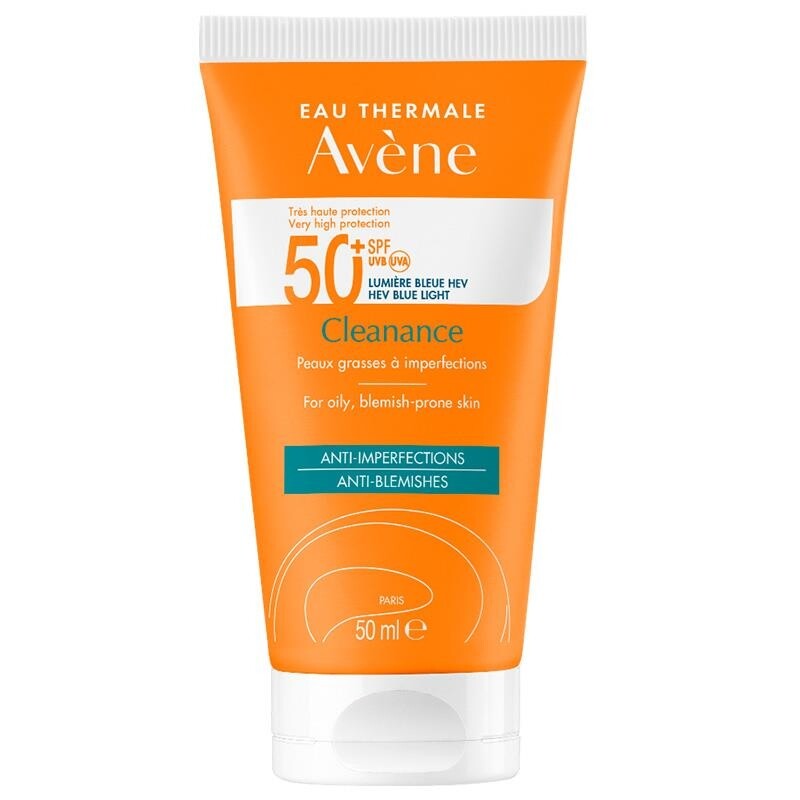 

Avene Solaire Cleanance SPF 50+ солнцезащитный крем для жирной кожи 50 мл