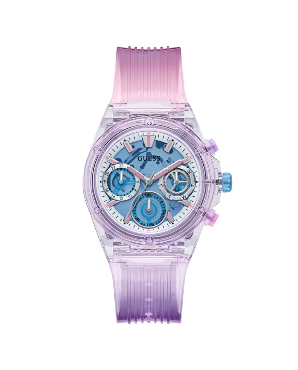 

Женские часы Athena GW0438L6 из полиуретана с розовым ремешком Guess, розовый
