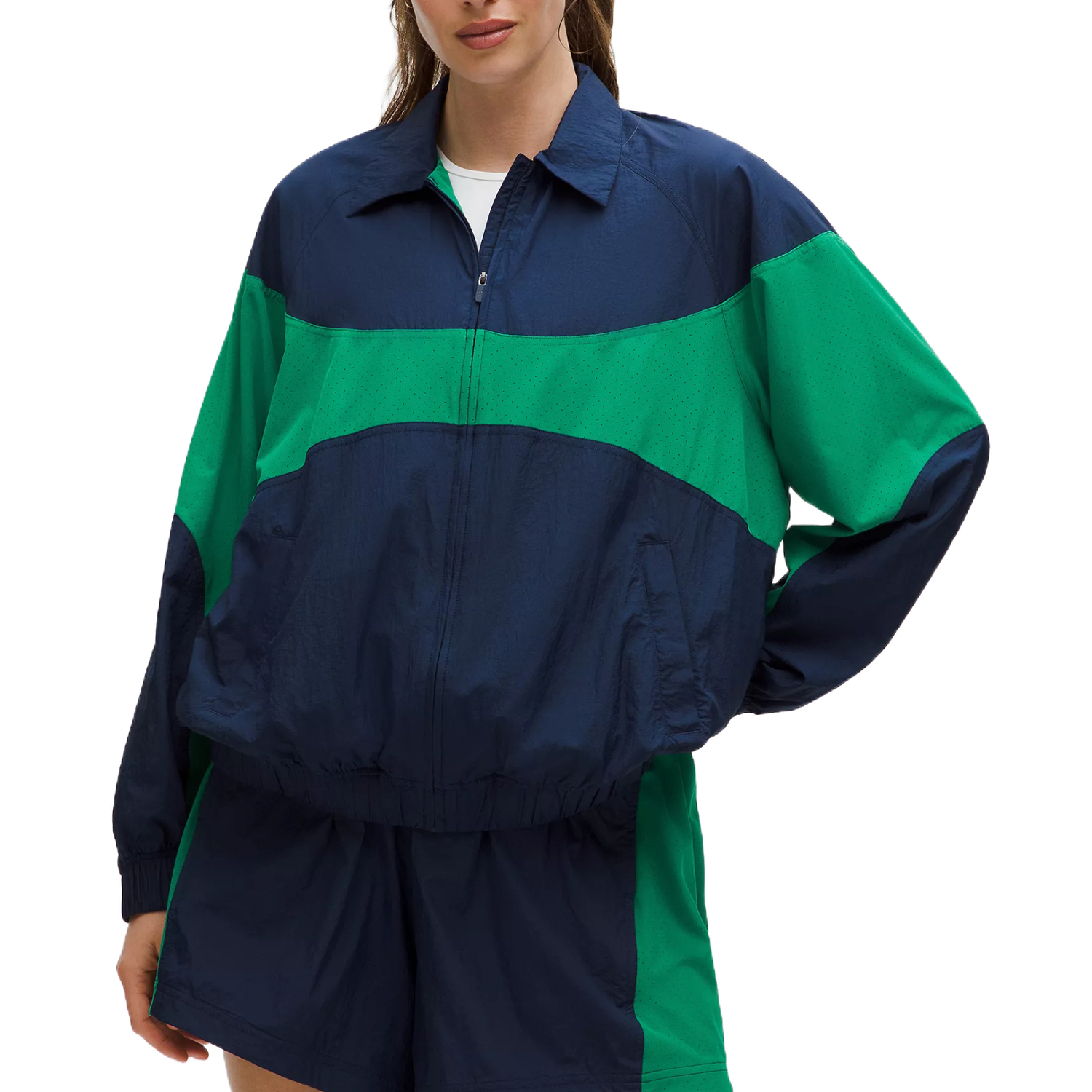 

Lululemon Легкая куртка серии Lightweight Series для женщин, 绿色/Raceway Green