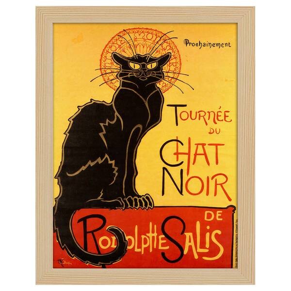

Рамка для фотографий LegendArte Poster Tournée du Chat Noir цвет eiche