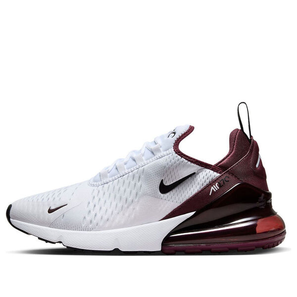

Кроссовки air max 270 'white night maroon' Nike, бордовый