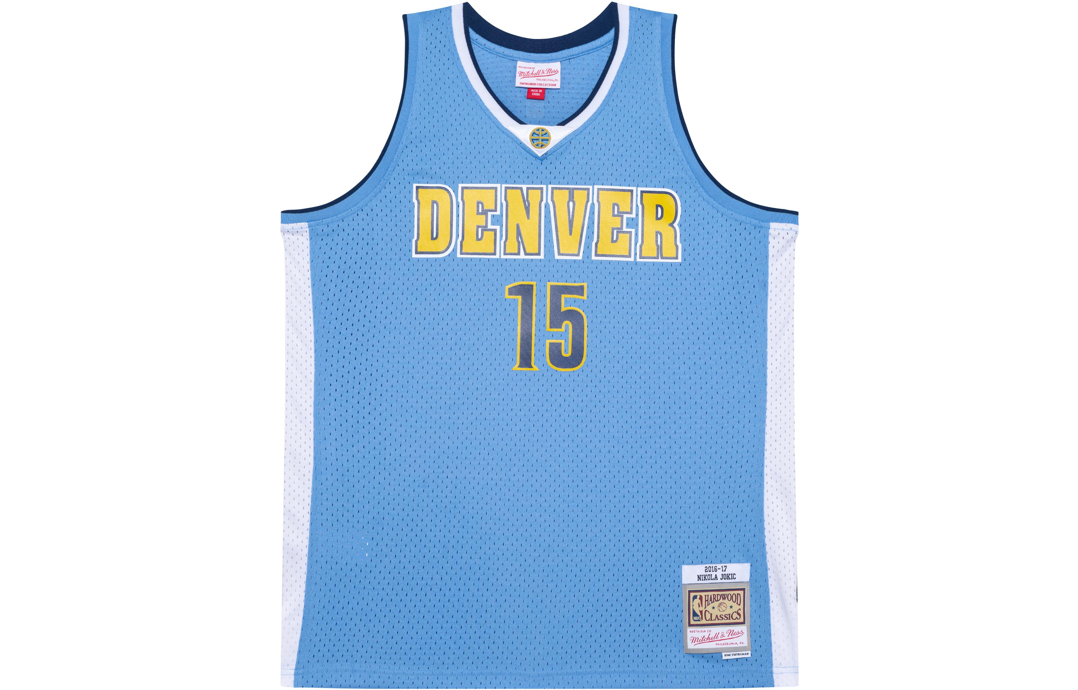 

Mitchell Ness Баскетбольная майка унисекс синего цвета