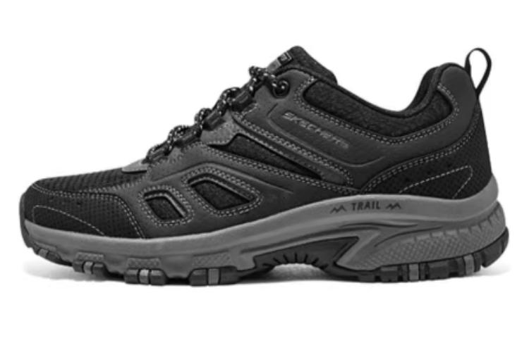 

Skechers Бамбуковые горные амортизирующие износостойкие низкие треккинговые туфли женские древесно-угольный серый, цвет Charcoal Gray