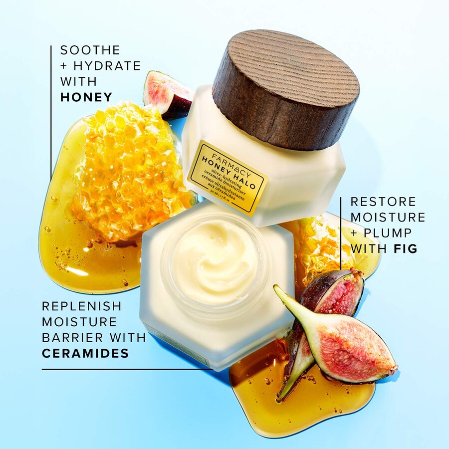 Крем для лица Farmacy — Увлажняющий Honey Halo Ultra-Hydrating Ceramide Moisturizer — фото 4