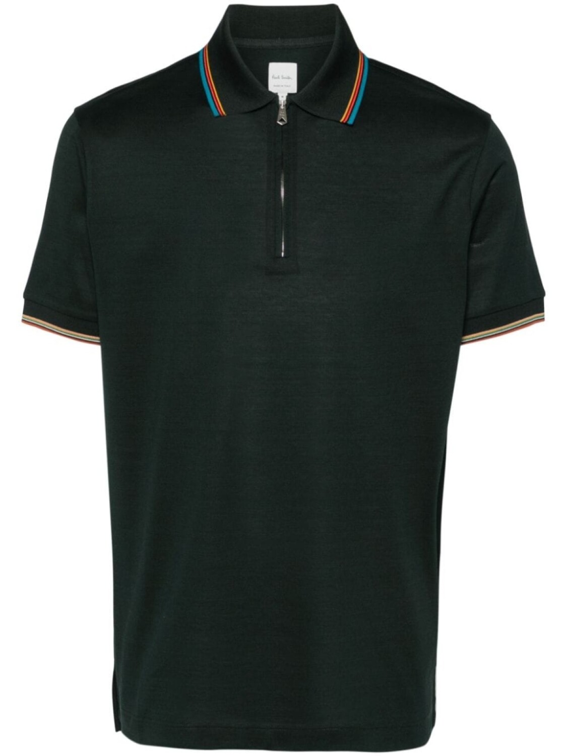 

Paul Smith рубашка поло с отделкой в полоску, зеленый