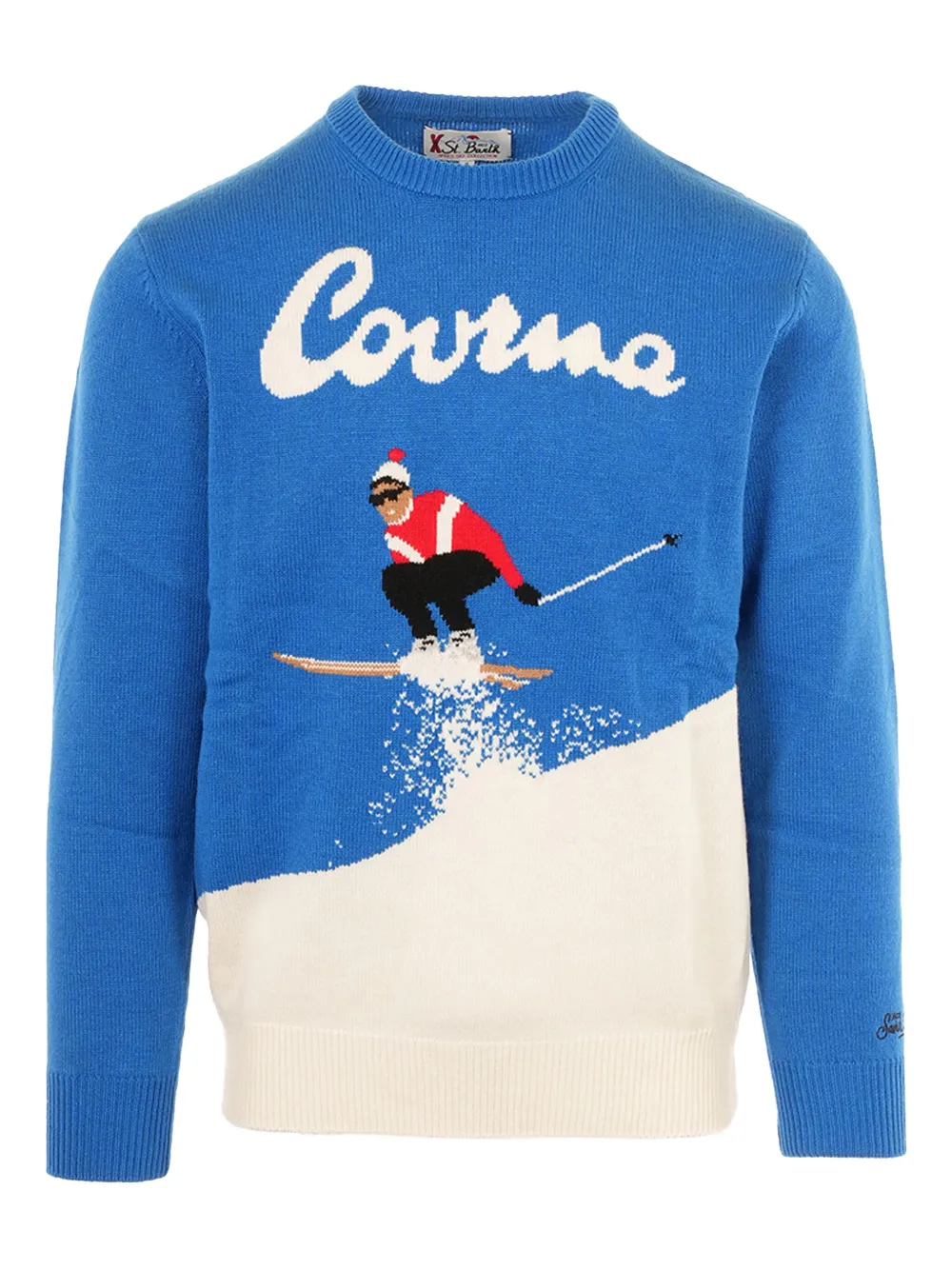 

Свитер вязки интарсия Mc2 Saint Barth, синий