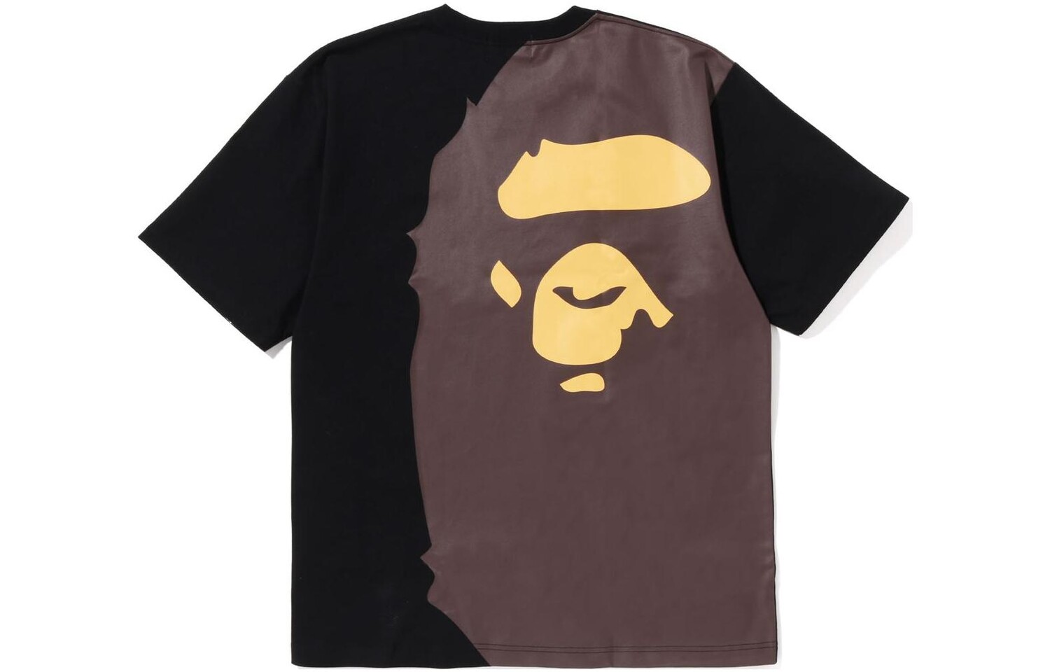 Футболка свободного кроя BAPE Giant Ape Head A Bathing Ape, оранжевый/красный — фото 4