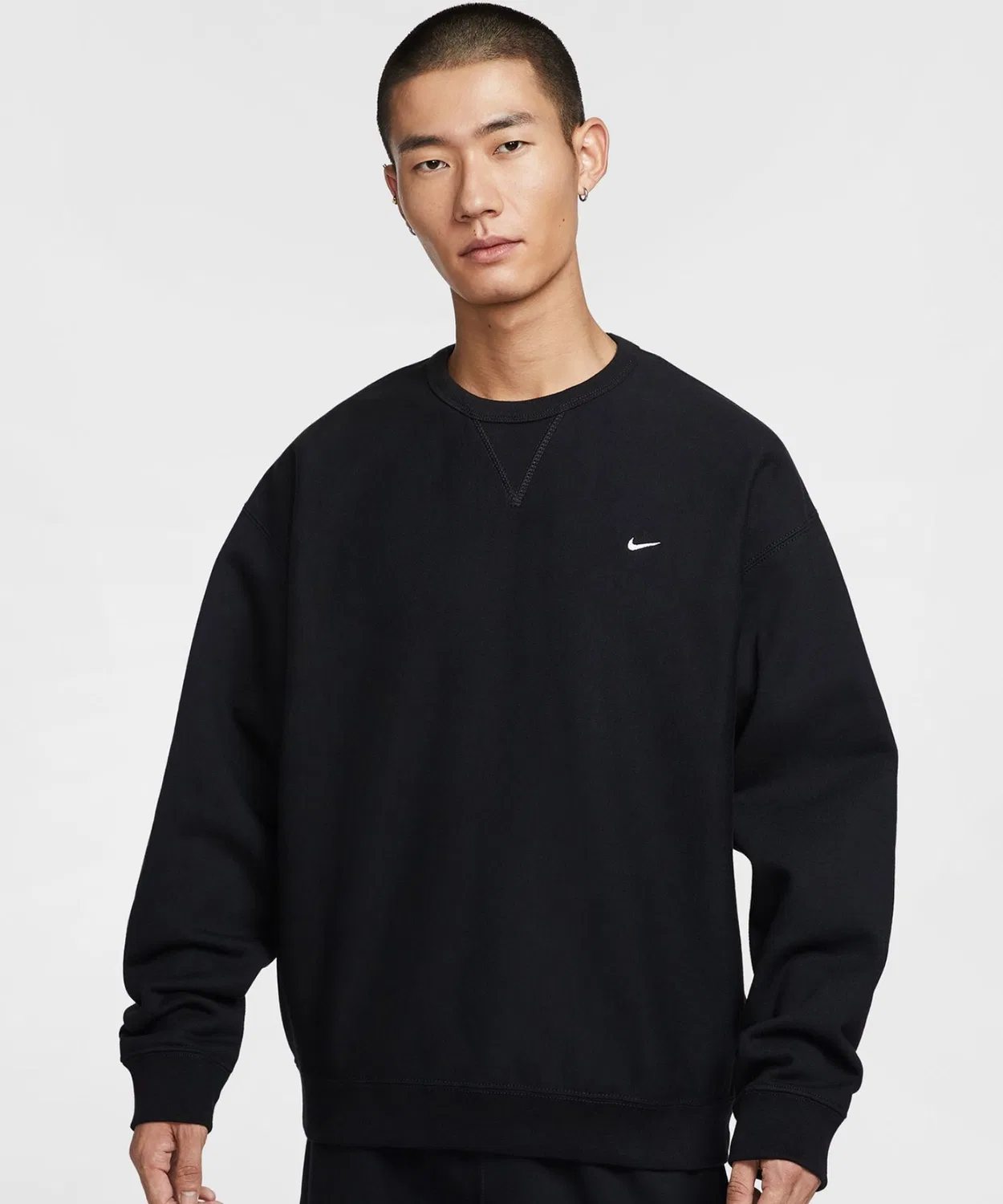 Свитшот Nike Solo Swoosh BB лонгслив, черный