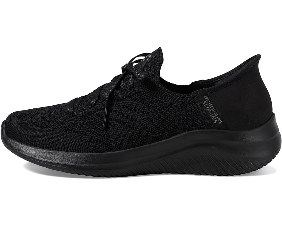 Кроссовки SKECHERS Martha Stewart - Ultra Flex 3.0 -Back On Track - HANDS FREE SLIP-INS, цвет Black/Black — фото 4
