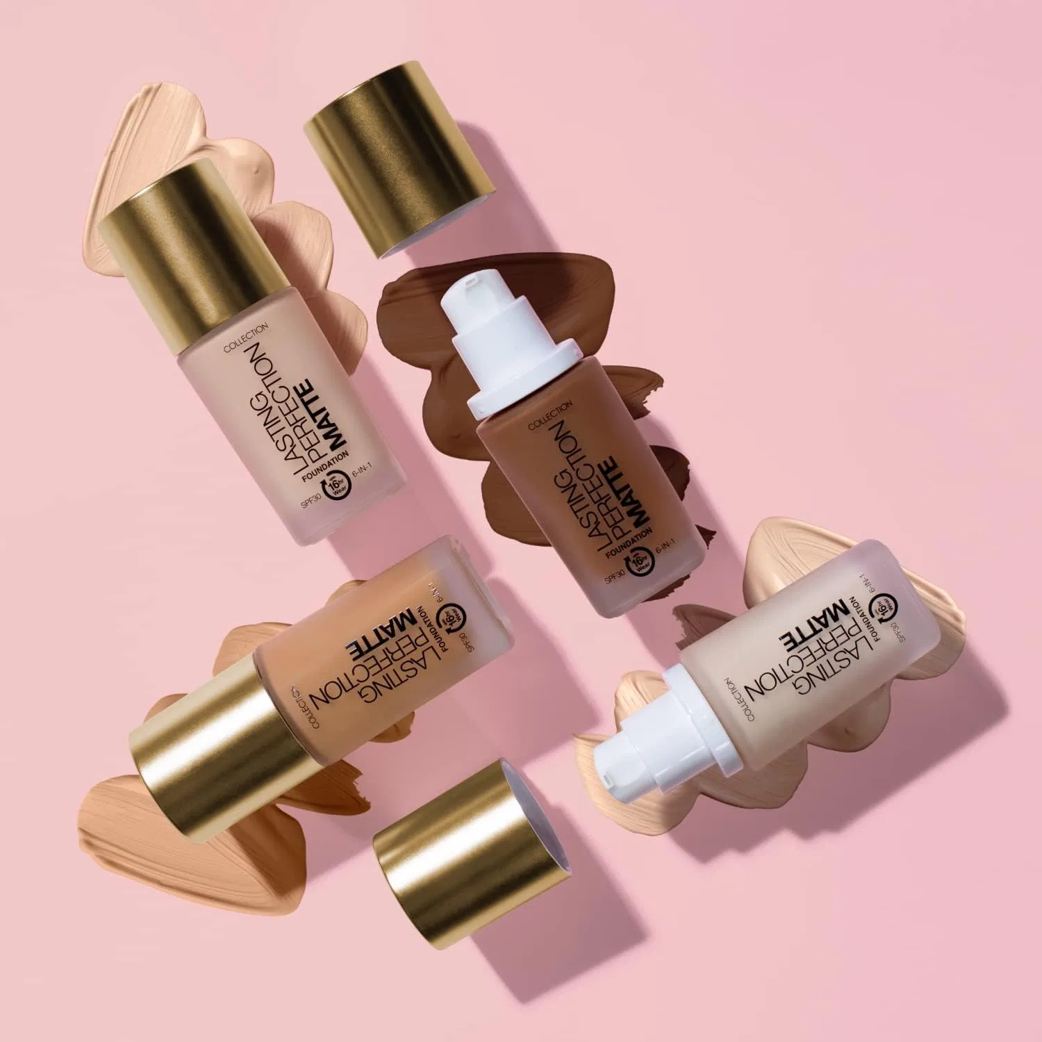 Тональный крем Collection Lasting Perfection Matte Foundation, 27 мл, Dark Mocha — фото 4
