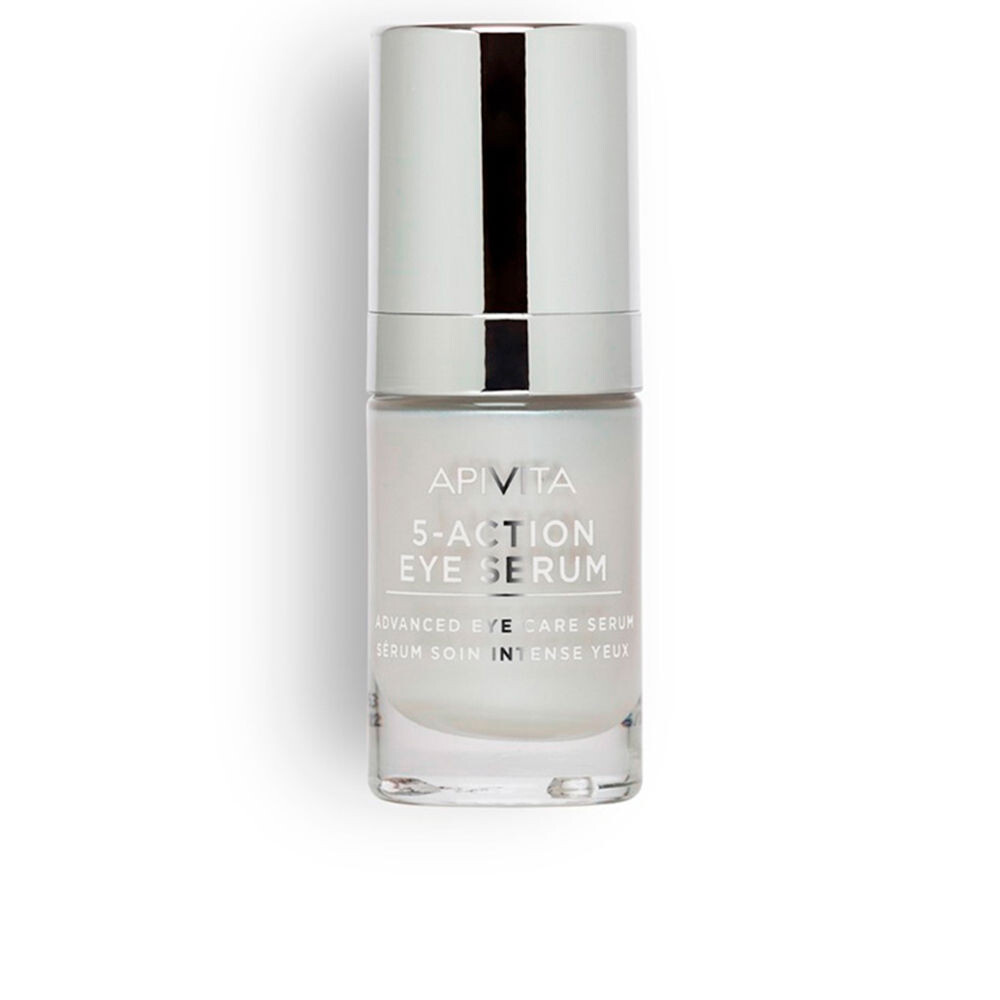 

Крем против морщин 5-action eye sérum con lirio blanco Apivita, 15 мл