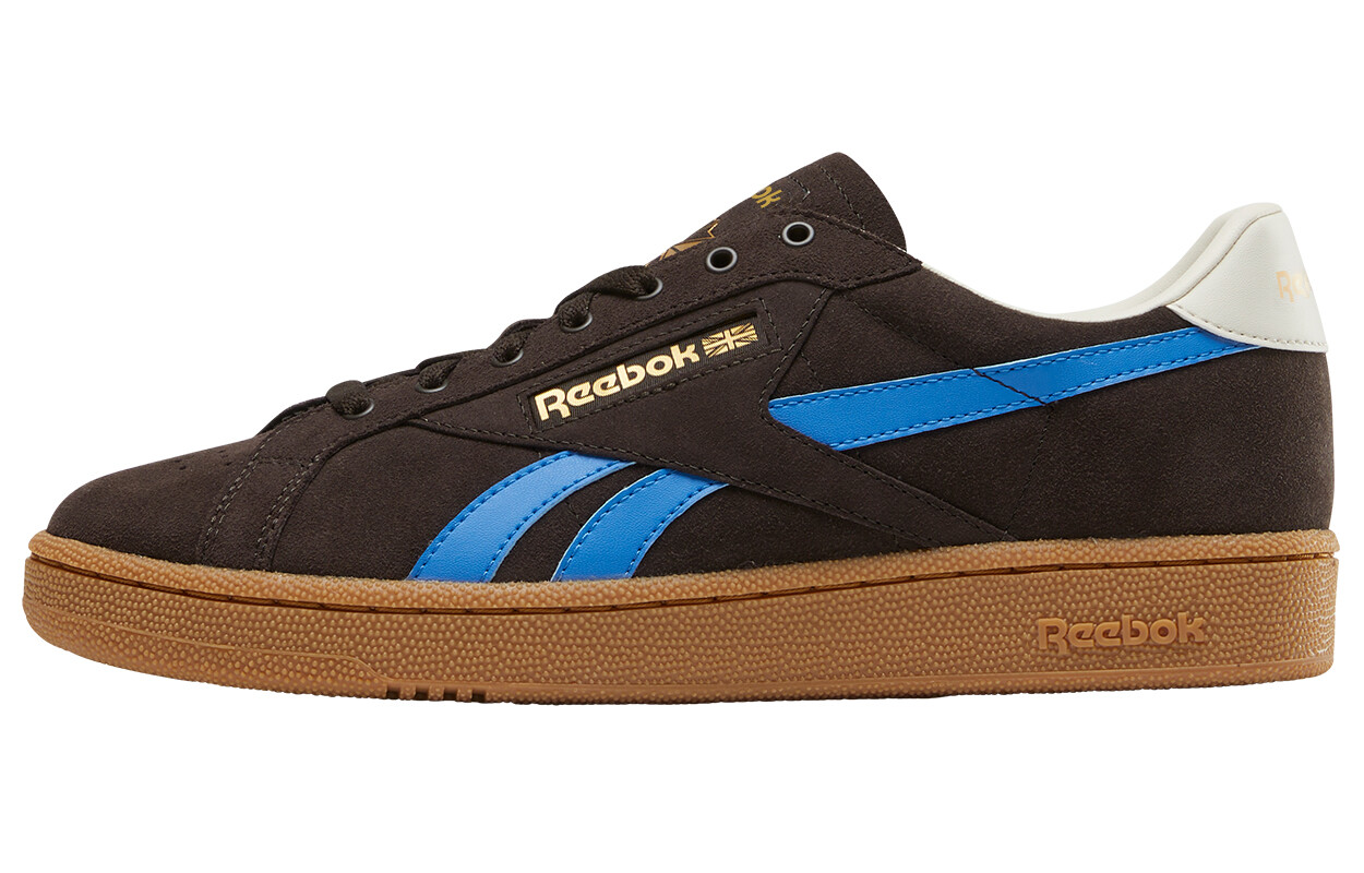 

Кроссовки Reebok Club C Grounds UK 'Dark Matter Kinetic Blue', коричневый