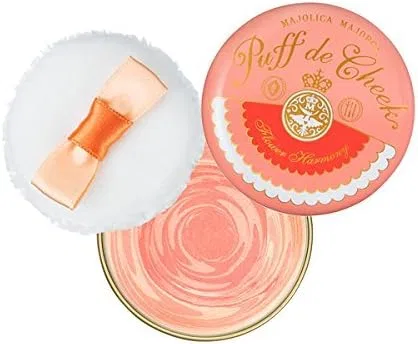 Румяна пудровые MAJOLICA MAJORCA Puff de Cheek Flower Harmony RD303 5.8 г розовый