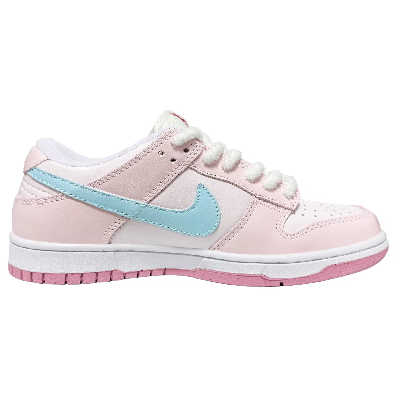 Детские скейтбордические кроссовки Dunk для младших классов Nike, Blue Pink — фото 3