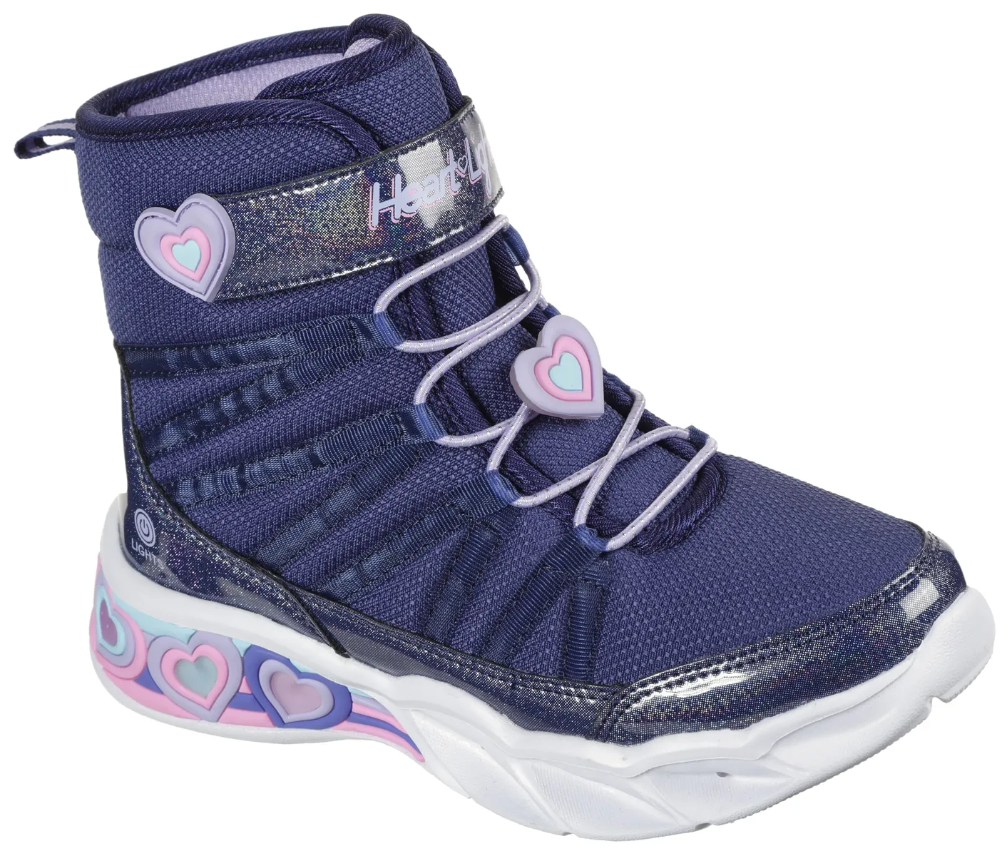 

Детские ботинки Skechers с милыми сердечками Skechers Kids, розовый