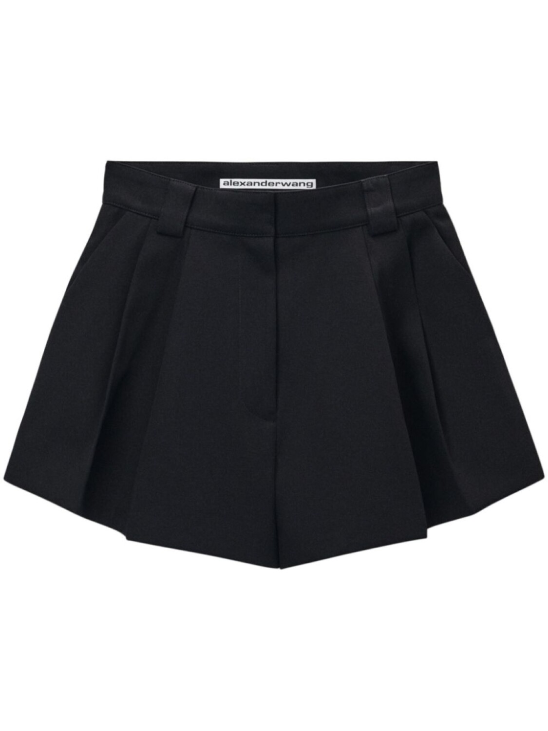 

Расклешенные шорты Alexander Wang, черный