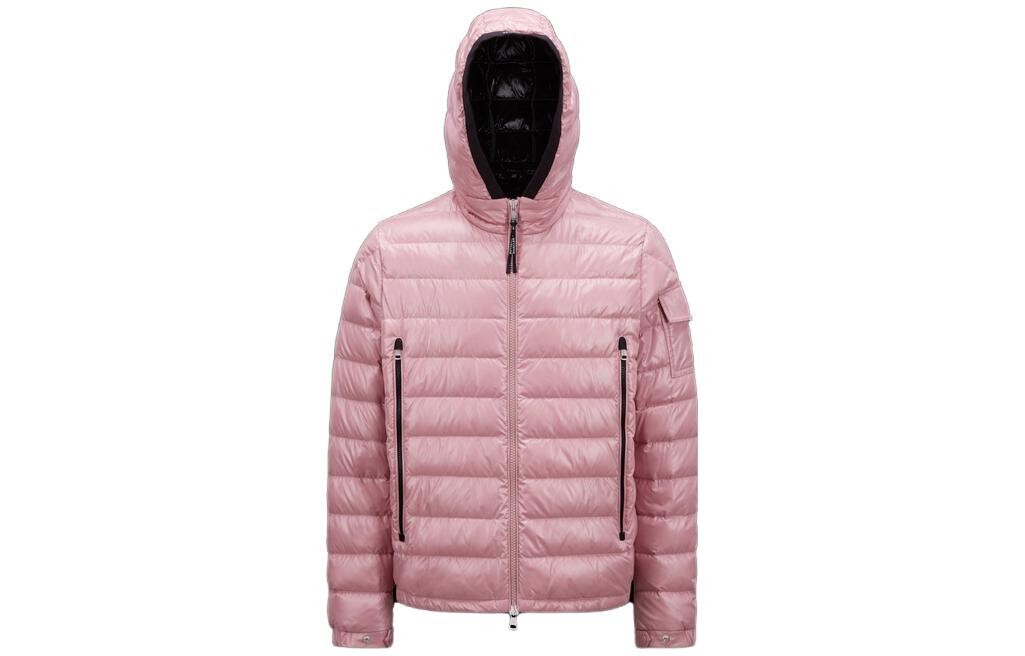 

Пуховик мужской розовый Moncler, розовый
