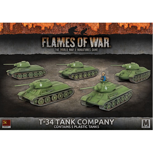 

Фигурки Flames Of War: T-34 Tank Company (X5 Plastic)