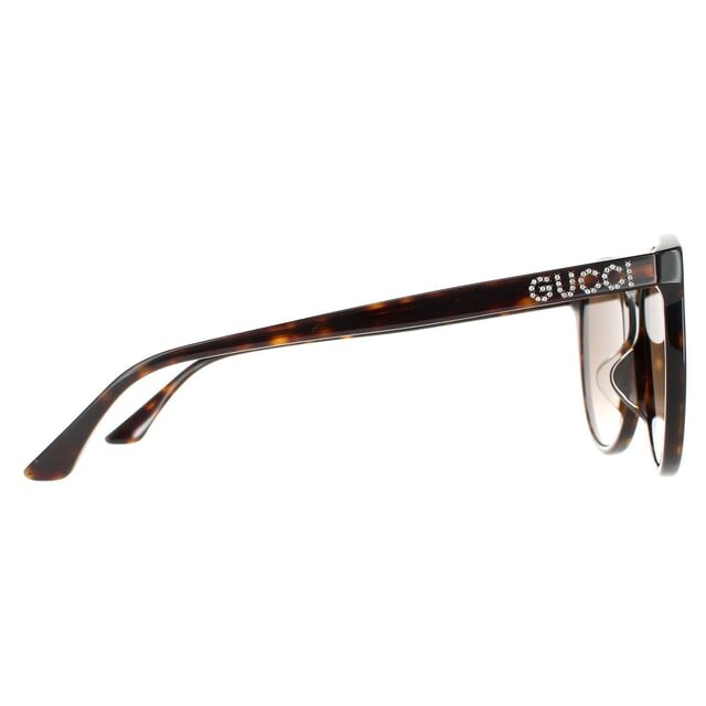 Круглая женская гавана с градиентом gg0729sa Gucci, коричневый — фото 4