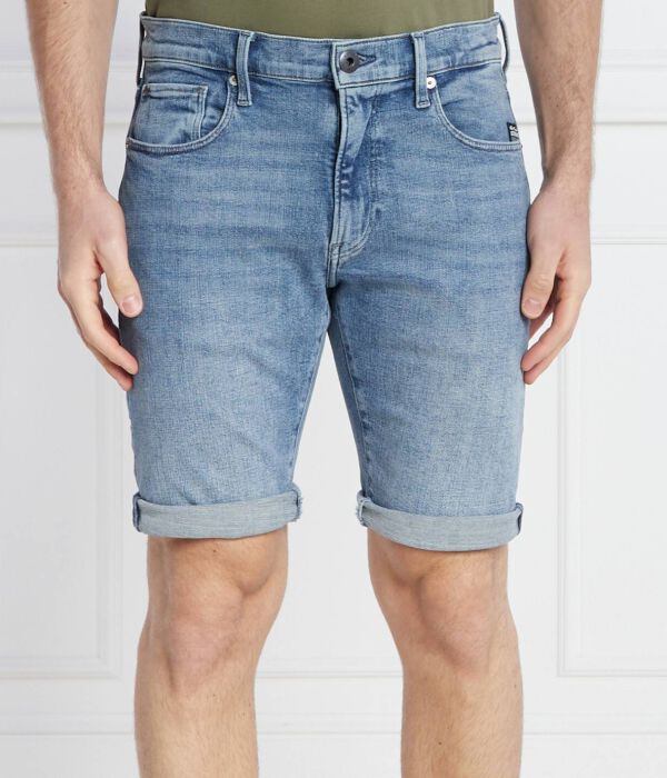 

Джинсовые шорты 3301 Slim fit G-Star Raw, синий